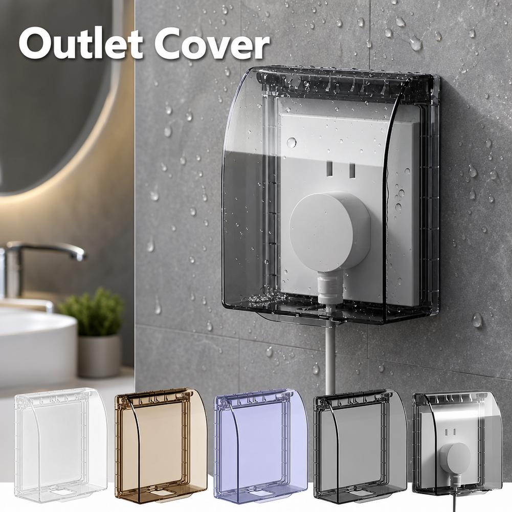 Electrical Outlet Cover - 86 Type Switch Protective Cover Power