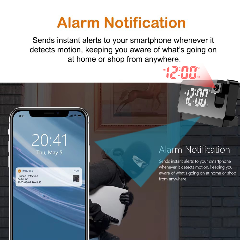 Improved 4K HD Clock Camera, S - đánh giá và giá App Home Improvement