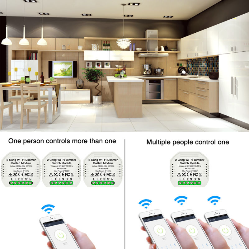 2Gang Wifi Dimmer Light Switch - đánh giá và giá App Home Improvement