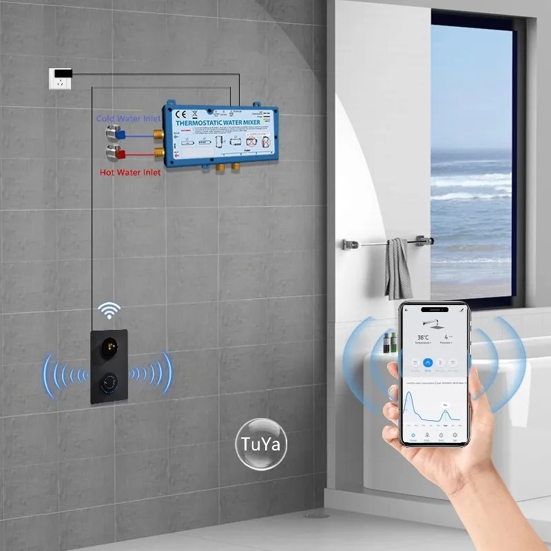Digital Shower Mixer Thermosta - đánh giá và giá App Home Improvement