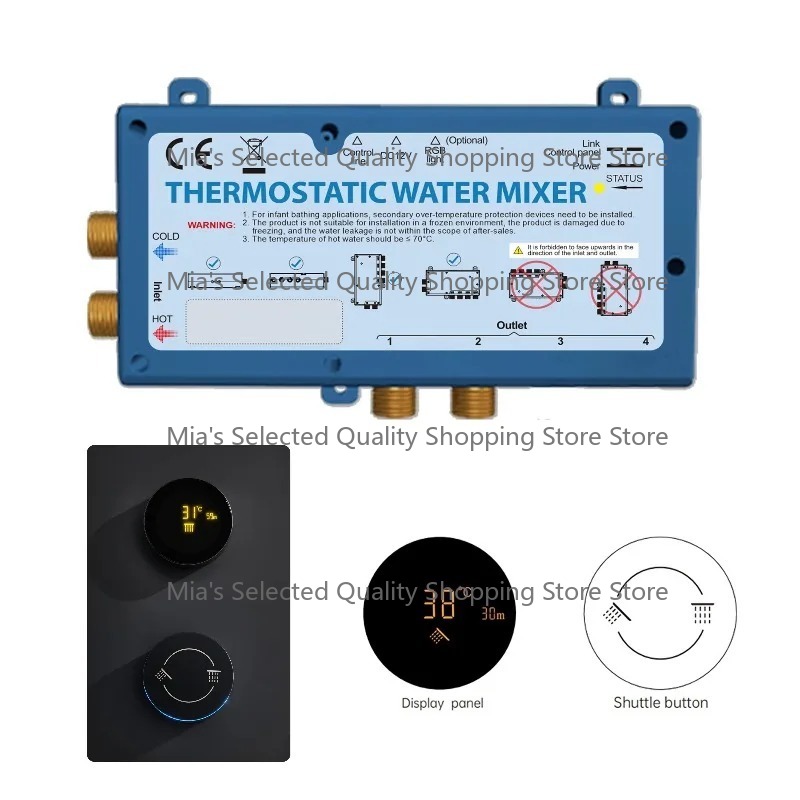 Digital Shower Mixer Thermosta - đánh giá và giá App Home Improvement