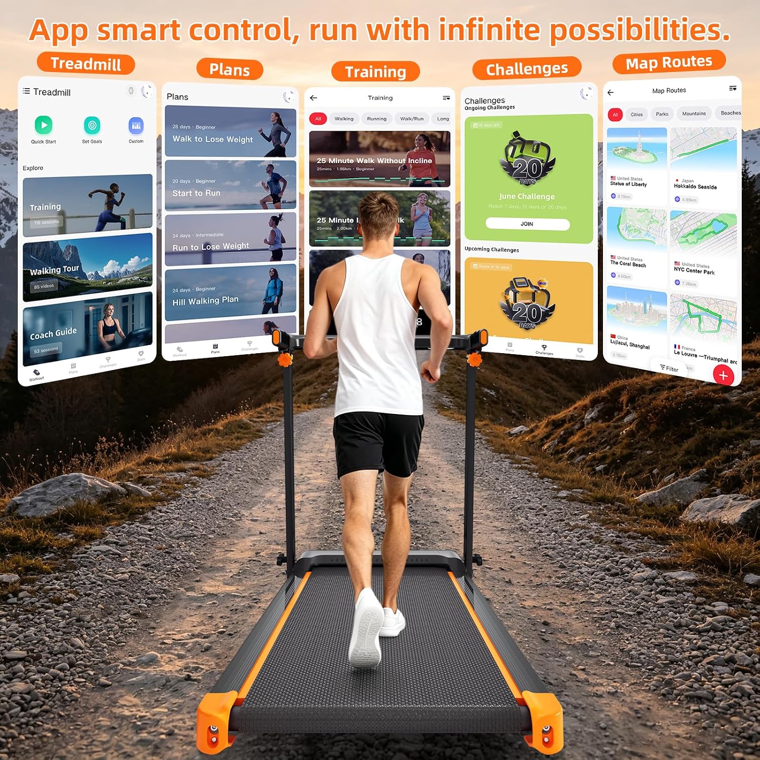 Walking Pad Treadmill, Treadmi - đánh giá và giá App Home Improvement