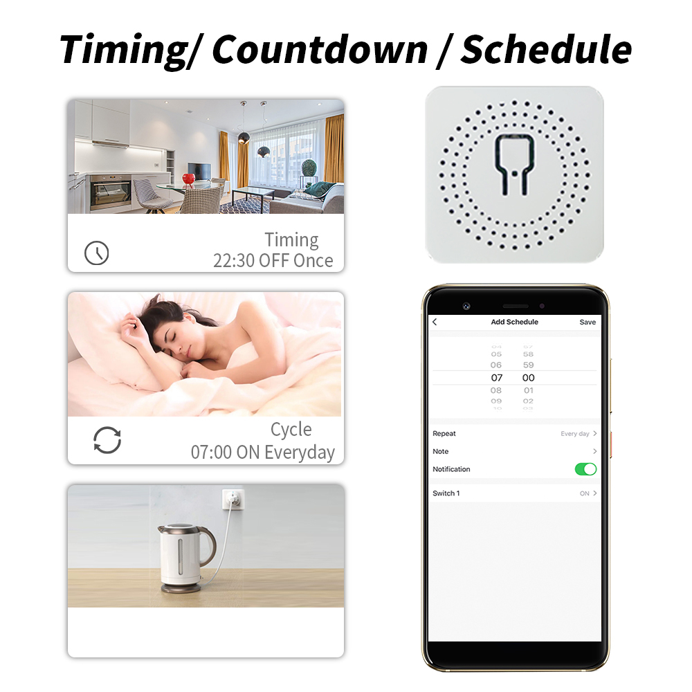 SIXWGH MiNi WiFi Smart Switch  - đánh giá và giá App Home Improvement