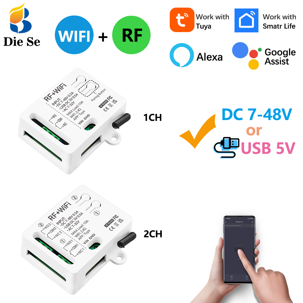WiFi Smart Switch AC/DC 12V 24 - đánh giá và giá App Home Improvement