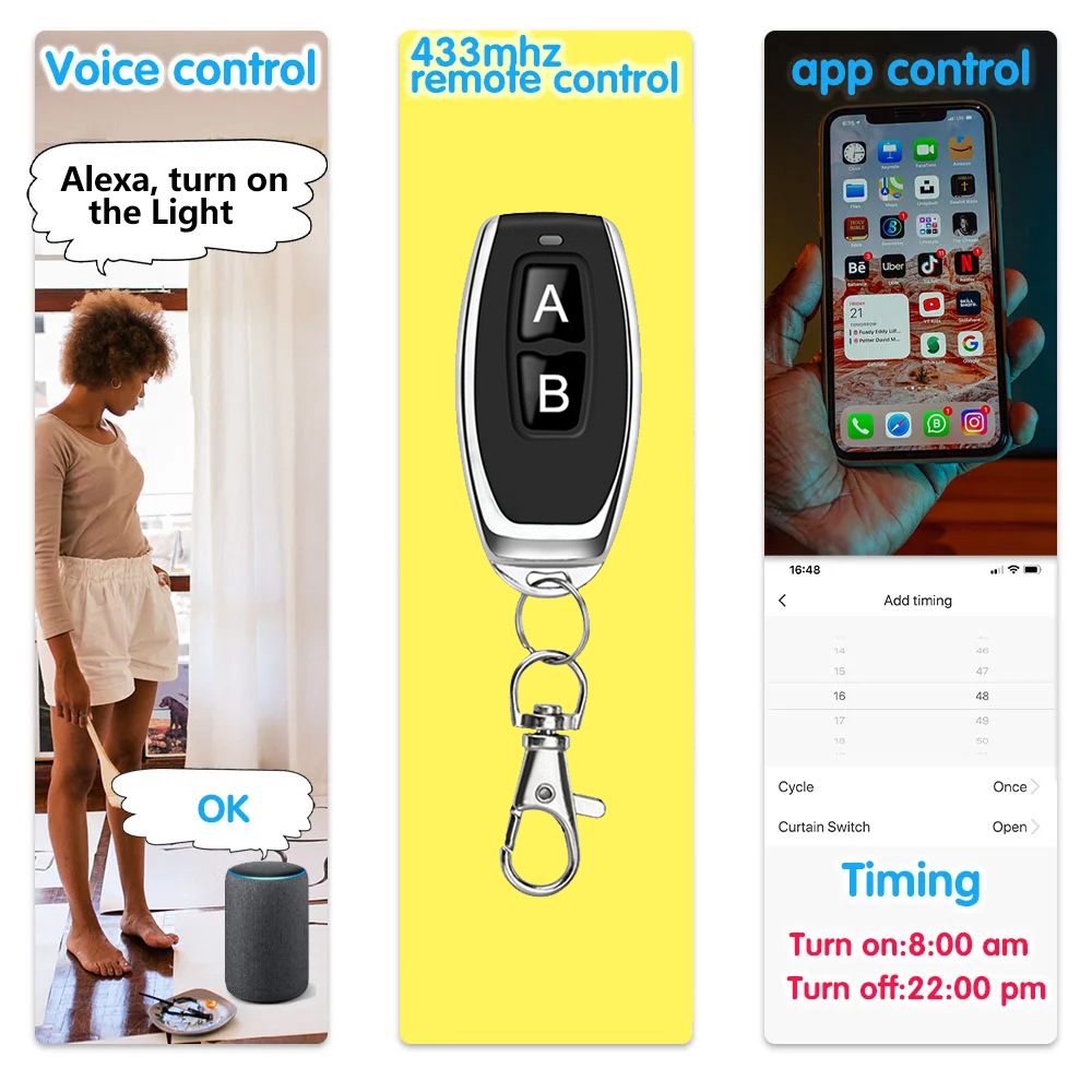 WiFi Smart Switch AC/DC 12V 24 - đánh giá và giá App Home Improvement