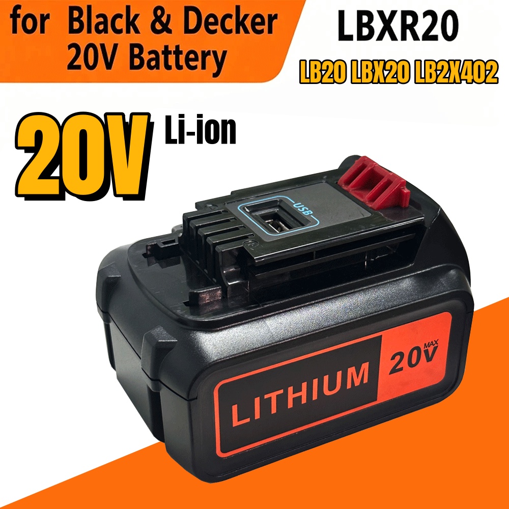 6000mAh 18V Replacement 20V Ba - đánh giá và giá Black+Decker Tool Cordless