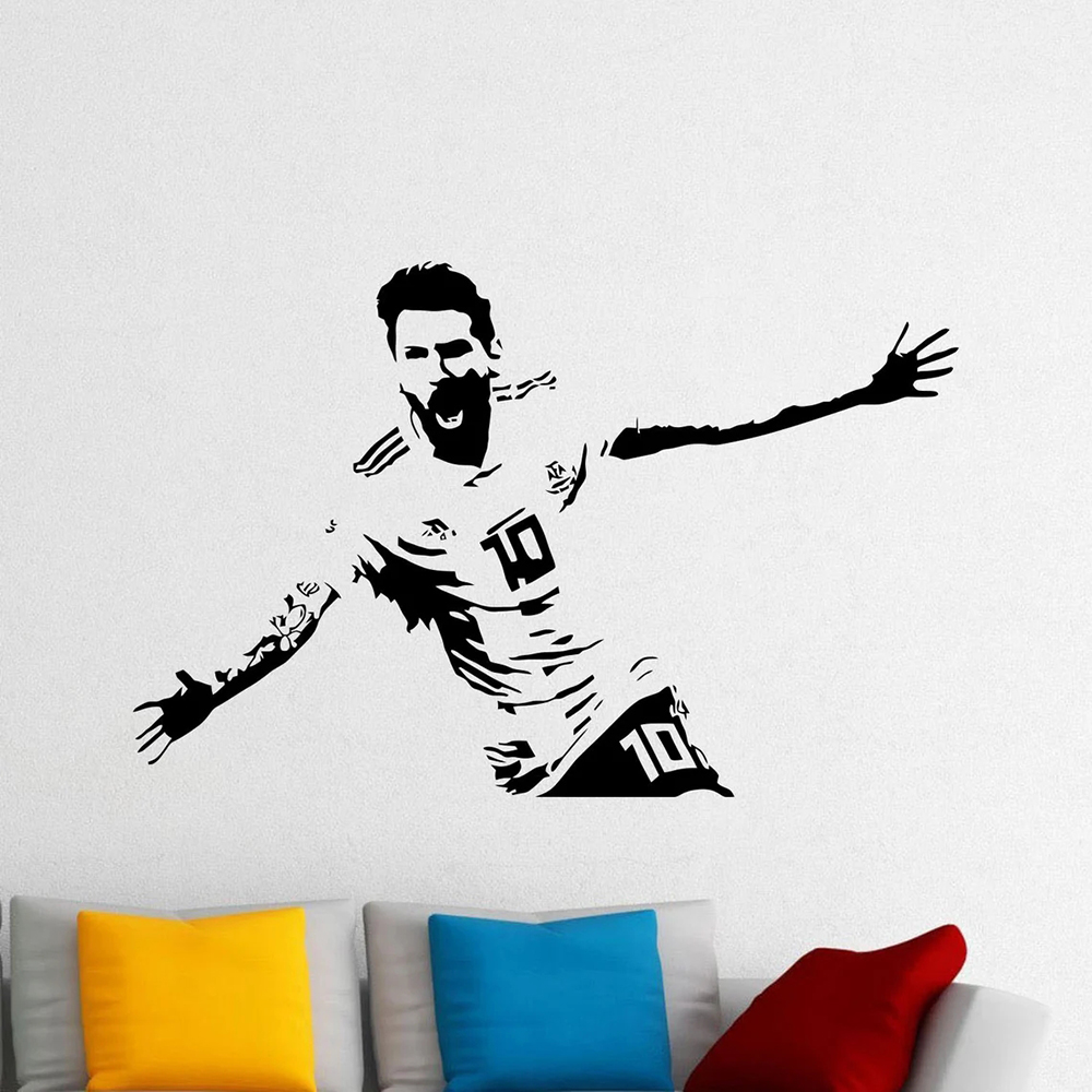 Messi Wall Decal Vinyl Sticker - đánh giá và giá Vinyl Floor Plank