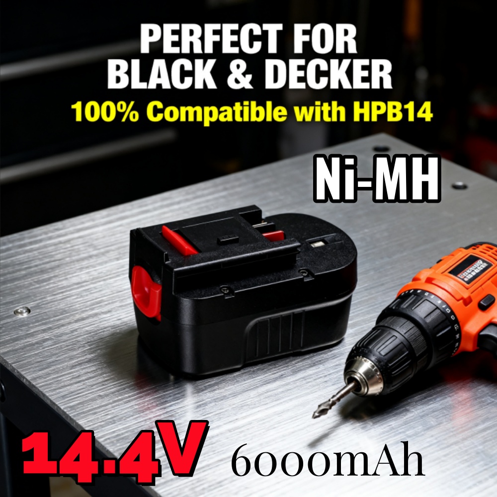 Upgraded 14.4V 6000mAh Ni-MH B - đánh giá và giá Black+Decker Tool Cordless