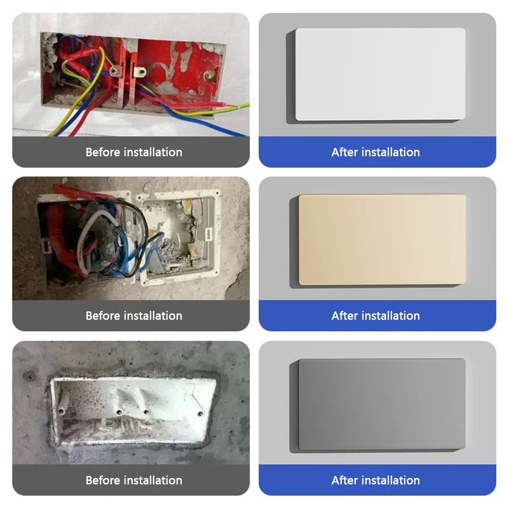 Home Decoration White 86 Type  - đánh giá và giá Electrical Outlet Cover